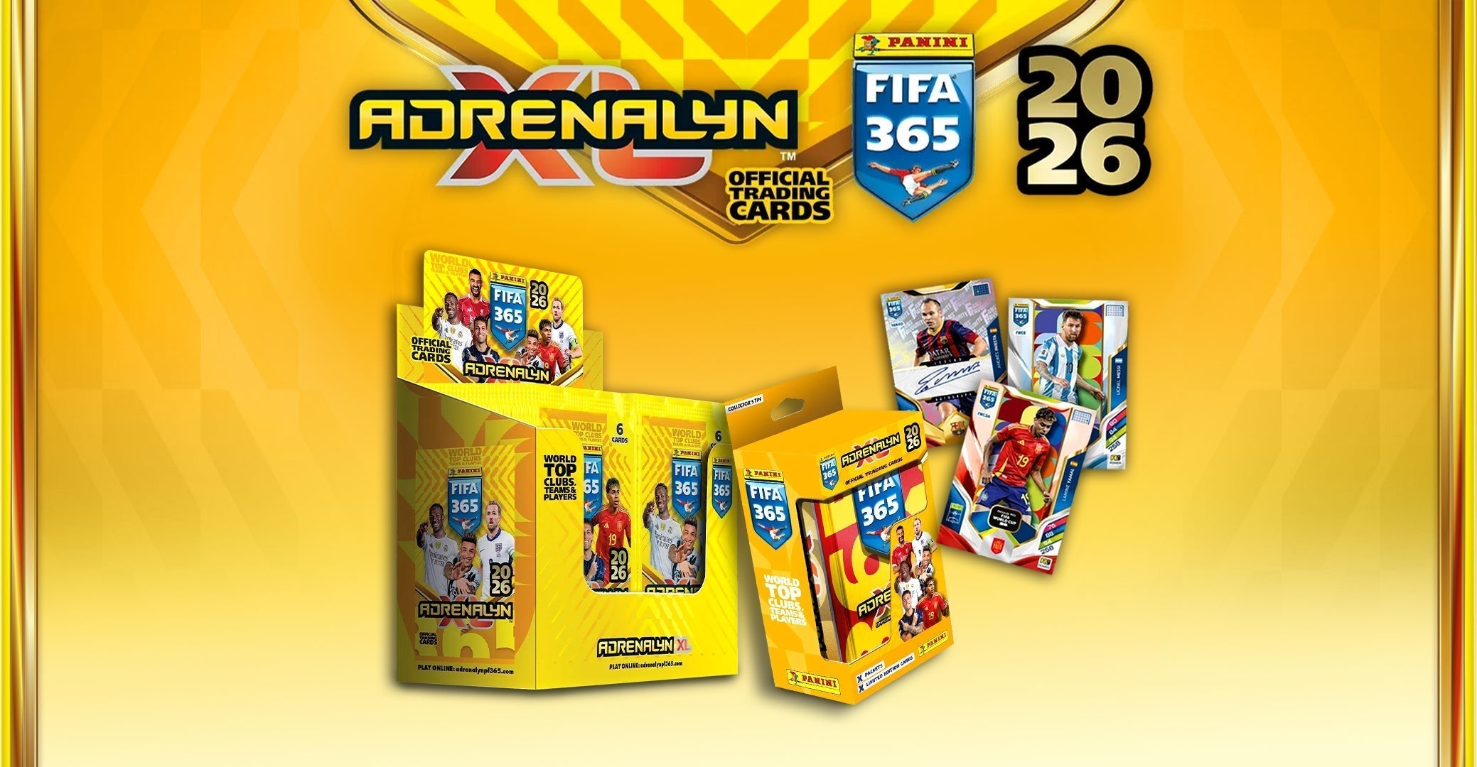 2025-26 Panini Adrenalyn XL FIFA 365 Cards
