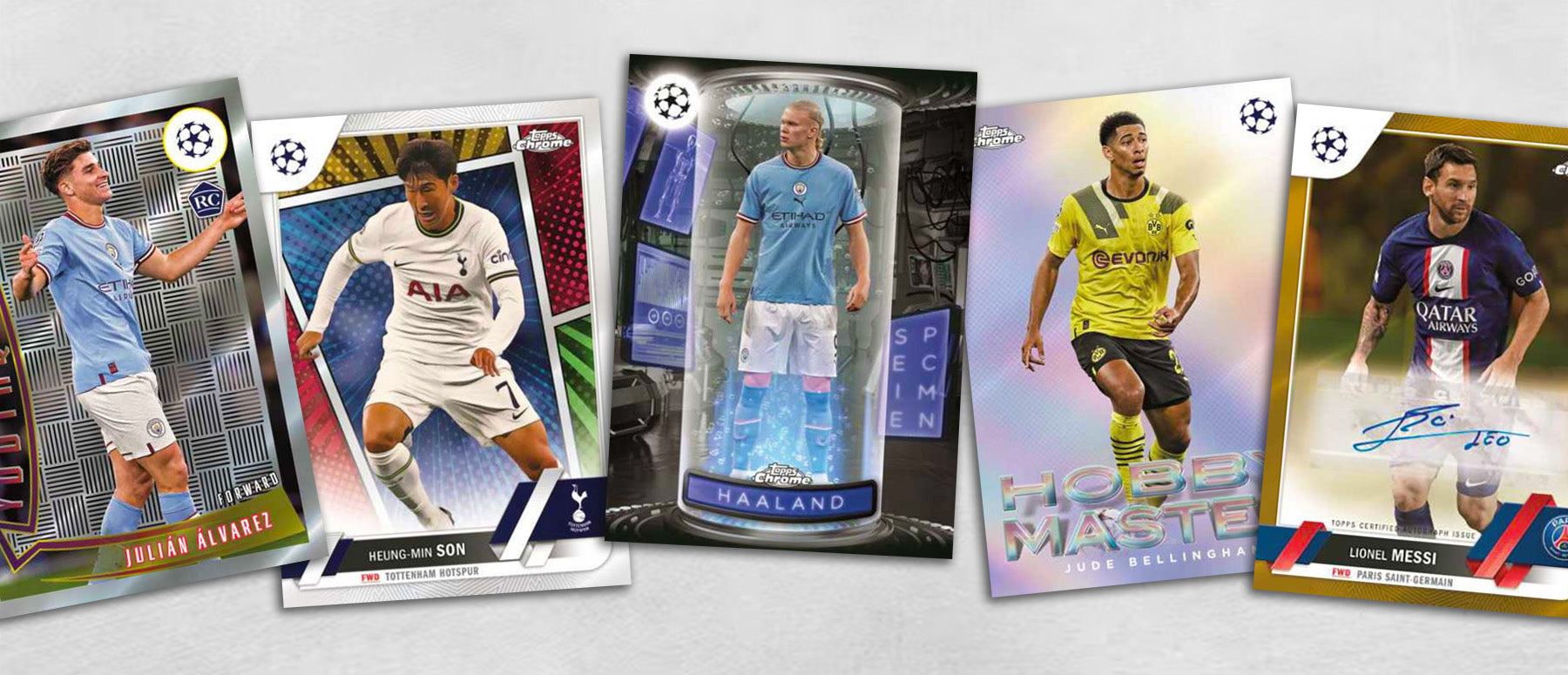 2022-23 Topps Chrome UEFA Club Competitions Card Collection 