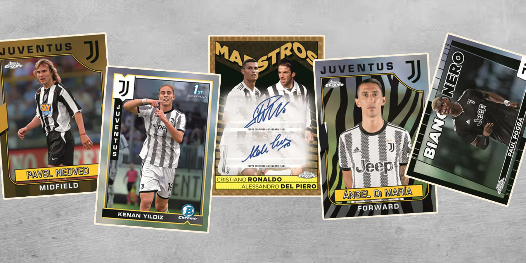 2022-23 Topps Chrome Juventus Team Set