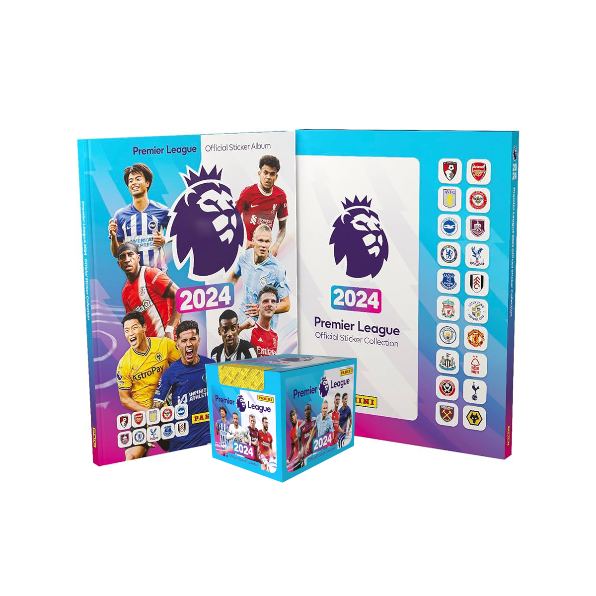 Buy 2023-24 Panini Premier League Stickers Box & Hardcover Album Set –  SoccerCards.ca