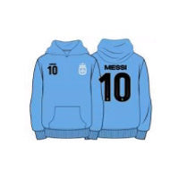 ARGENTINA- LIONEL MESSI BLUE YOUTH HOODIE (PREORDER - IN STOCK NOV 14)