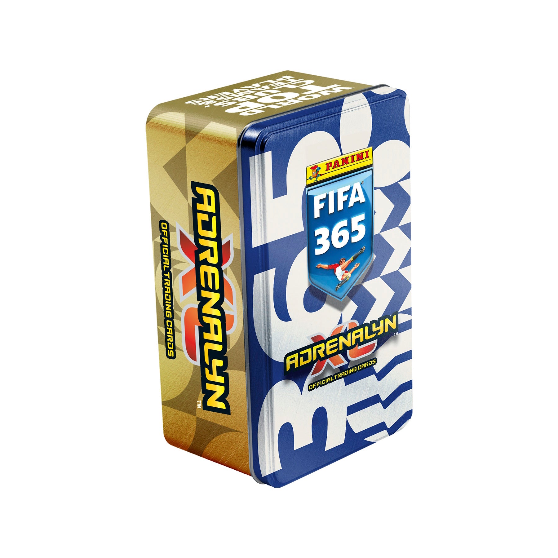 2025-26 PANINI ADRENALYN XL FIFA 365 CARDS - MEGA TIN 4-PACK SET (168 CARDS + 8 LE & 4 GOLDEN BALLER)