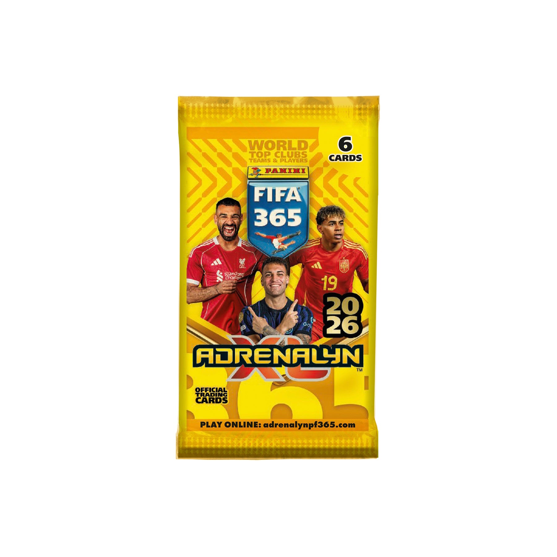 2025-26 PANINI ADRENALYN XL FIFA 365 CARDS - 50-PACK BOX (300 CARDS)