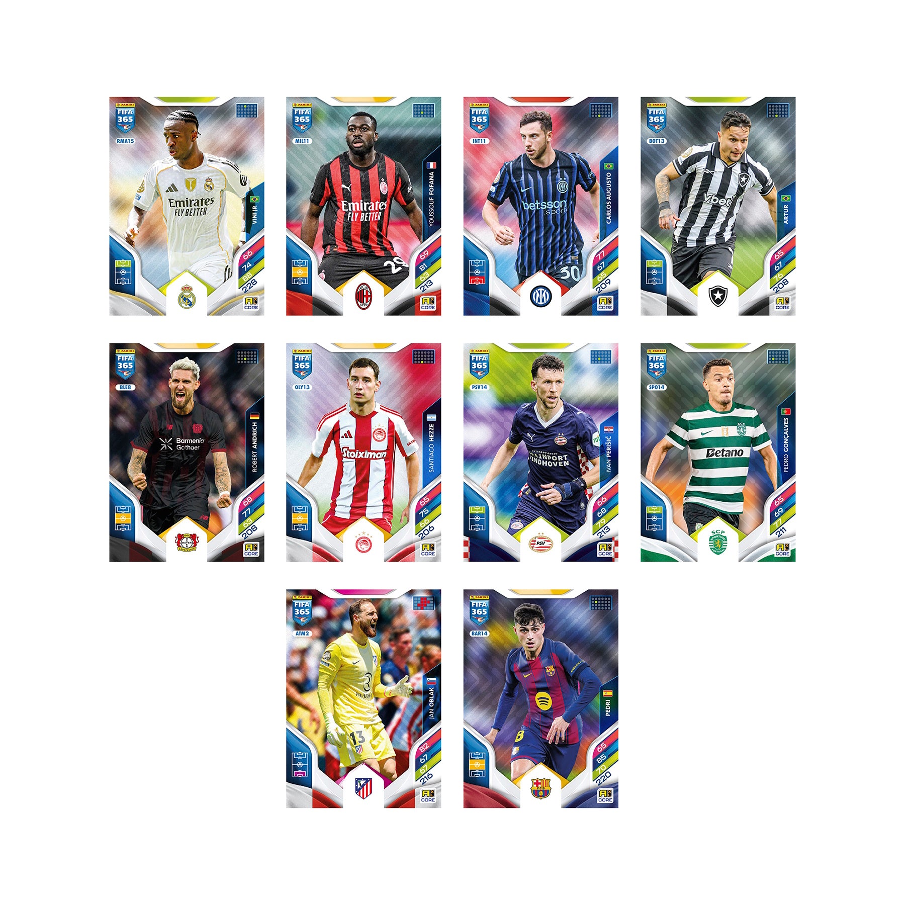 2025-26 PANINI ADRENALYN XL FIFA 365 CARDS - 50-PACK BOX (300 CARDS)
