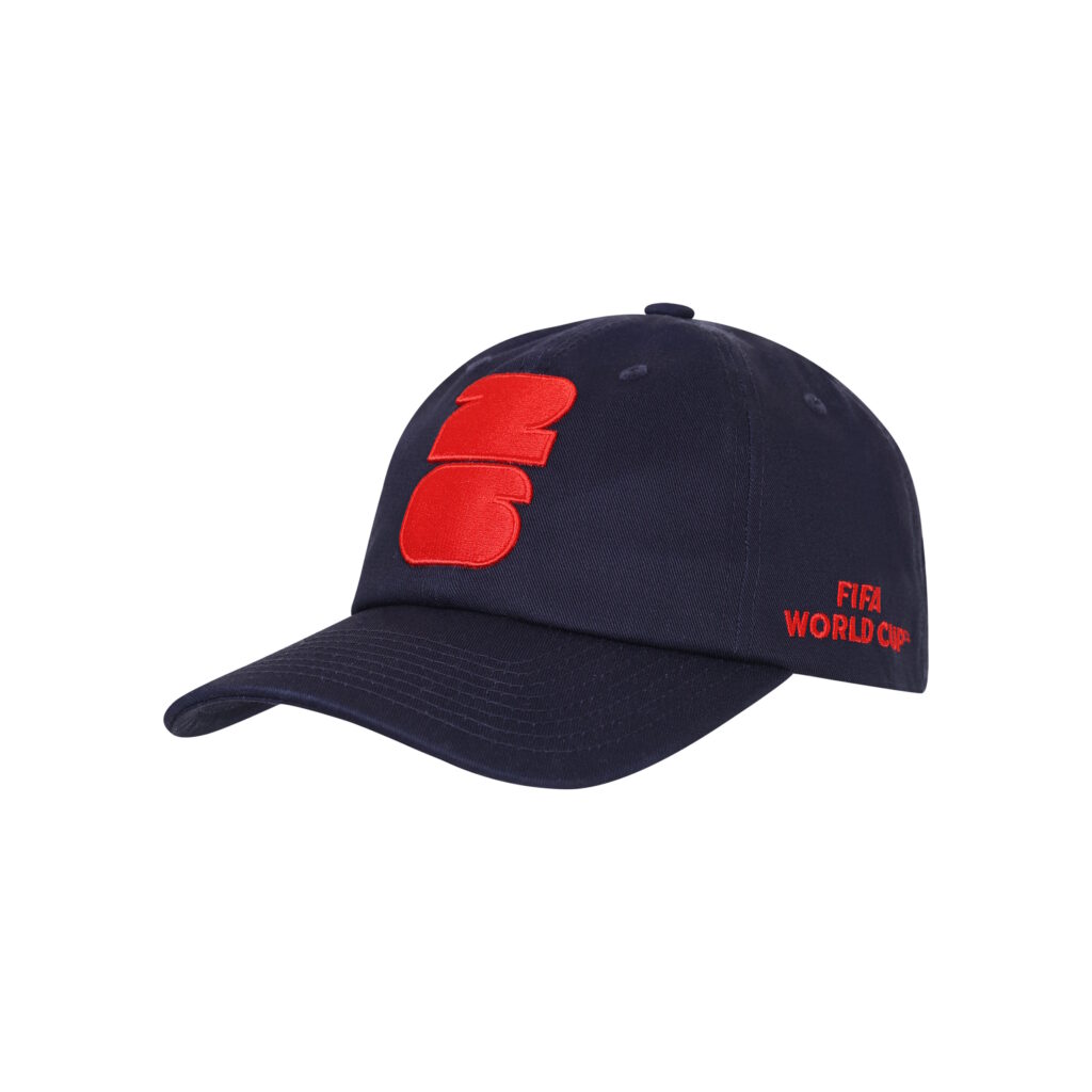 Buy 2026 FIFA World Cup Navy Adjustable Hat at SoccerCards.ca!