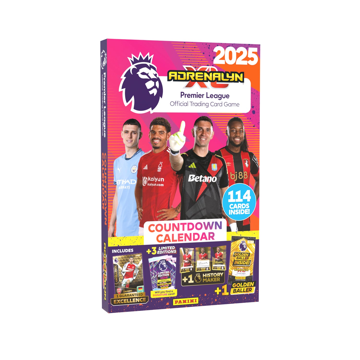 202425 Panini Adrenalyn XL Premier League Cards Countdown Calendar