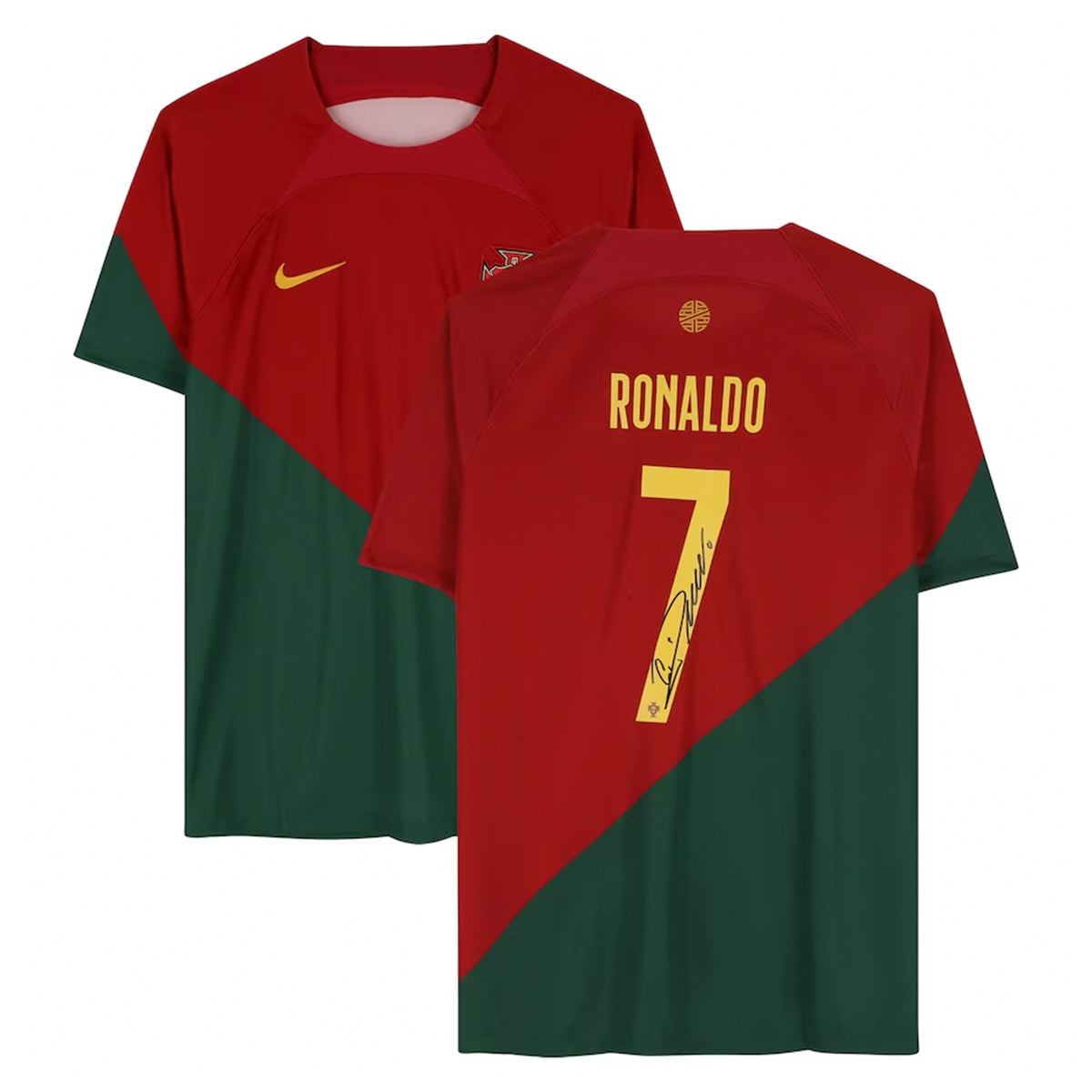 Buy Cristiano Ronaldo Authentic Signed 2022-23 Portugal Nike Jersey! –  SoccerCards.ca