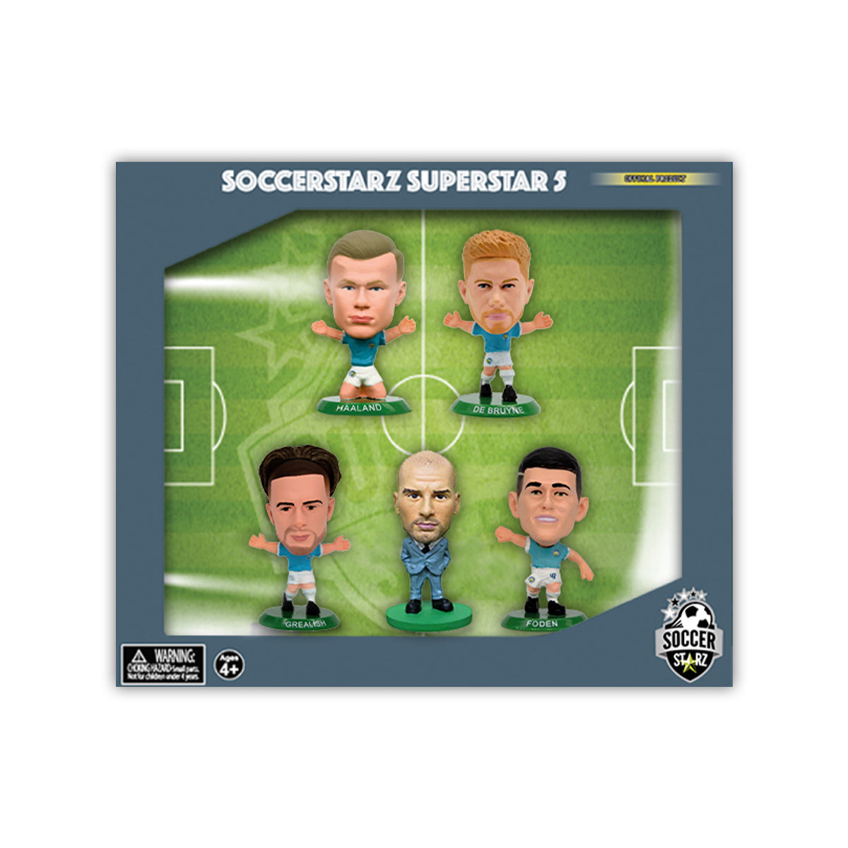 MANCHESTER CITY - 5 PLAYER SOCCERSTARZ TEAM SET