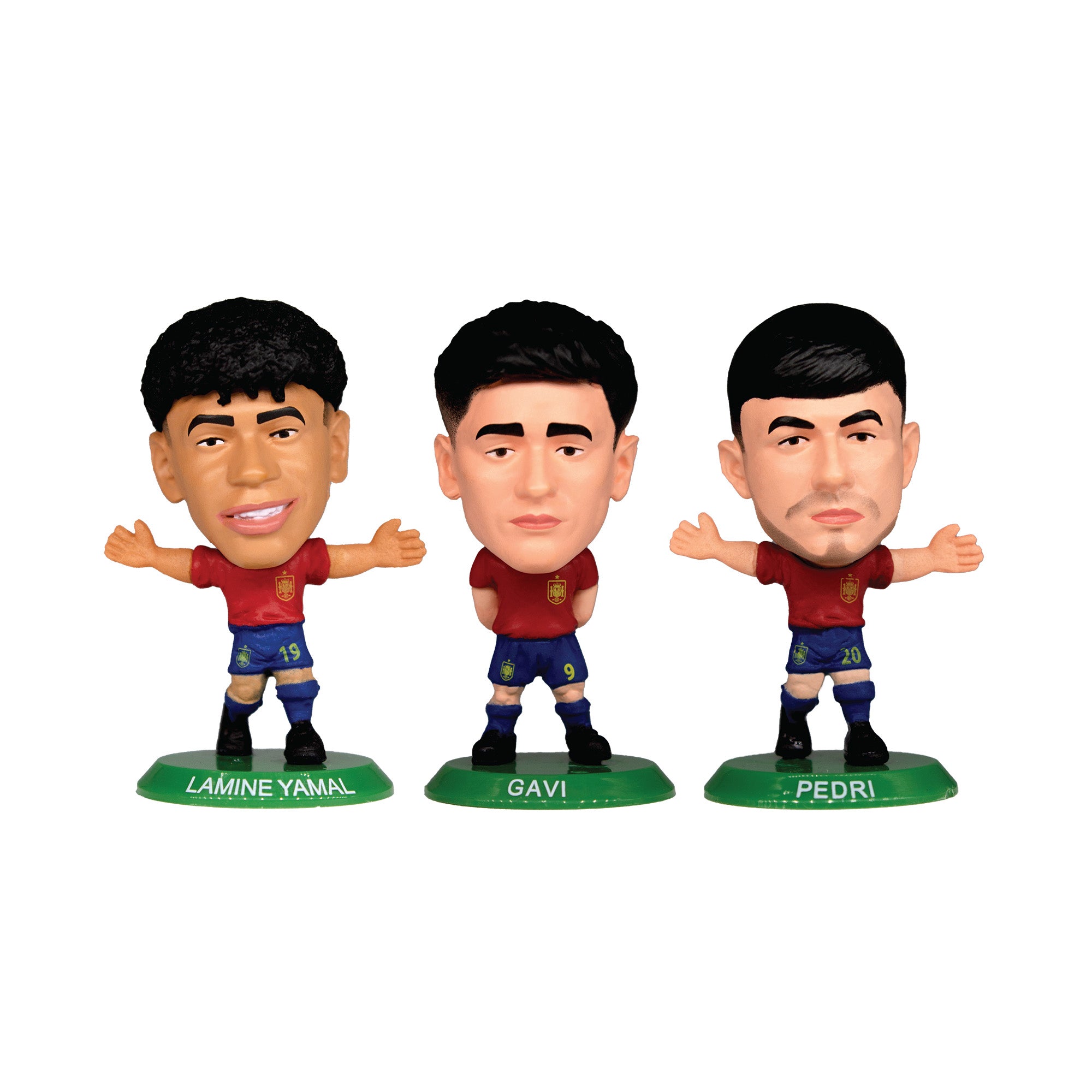 SPAIN - YAMAL, PEDRI & GAVI SOCCERSTARZ COMBO PACK (3-PACK)