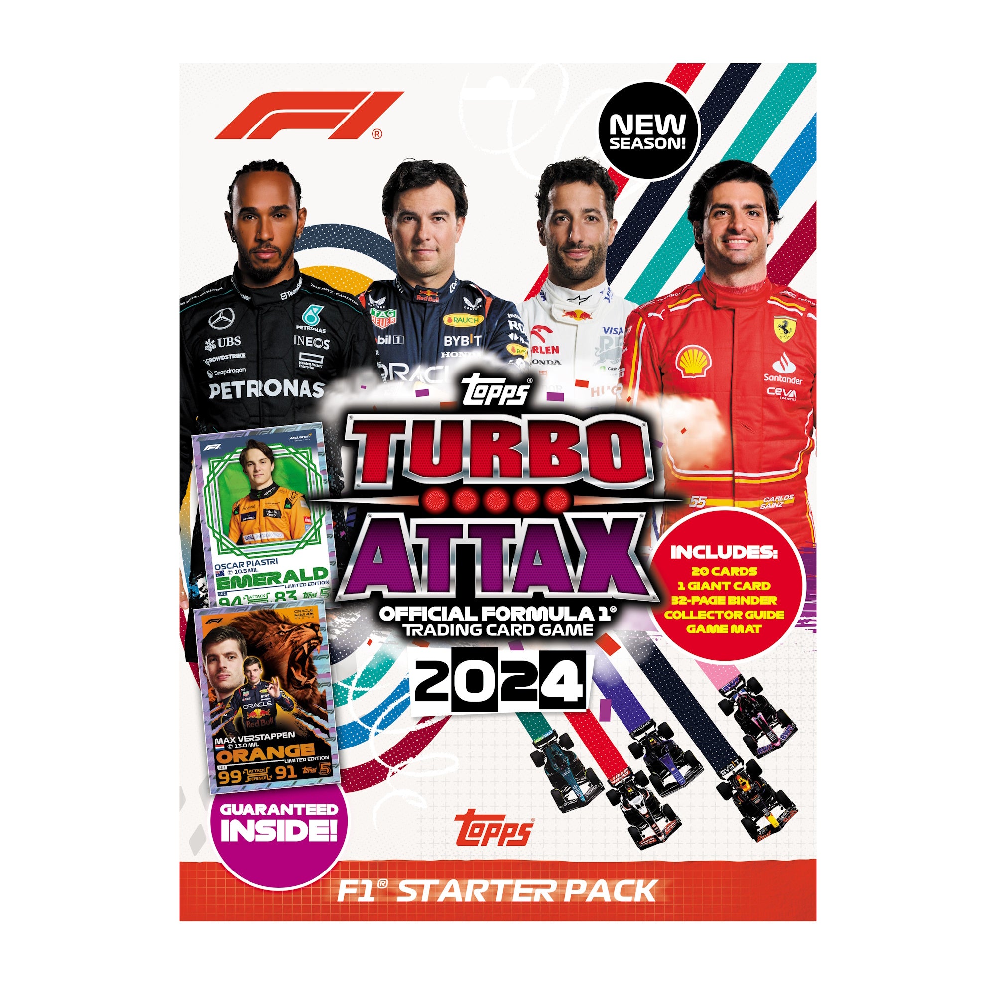 Topps Formula 1 2024 Turbo Attax - Starter Pack Turbo Attack Starter Topps Formula 1 2024 Turbo Attax - Starter Pack Turbo Attack Starter