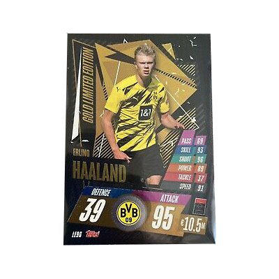 2020-21 TOPPS MATCH ATTAX CHAMPIONS LEAGUE CARDS - ERLING HAALAND CARD (LE GOLD) 2020-21 TOPPS MATCH ATTAX CHAMPIONS LEAGUE CARDS - ERLING HAALAND CARD (LE GOLD)