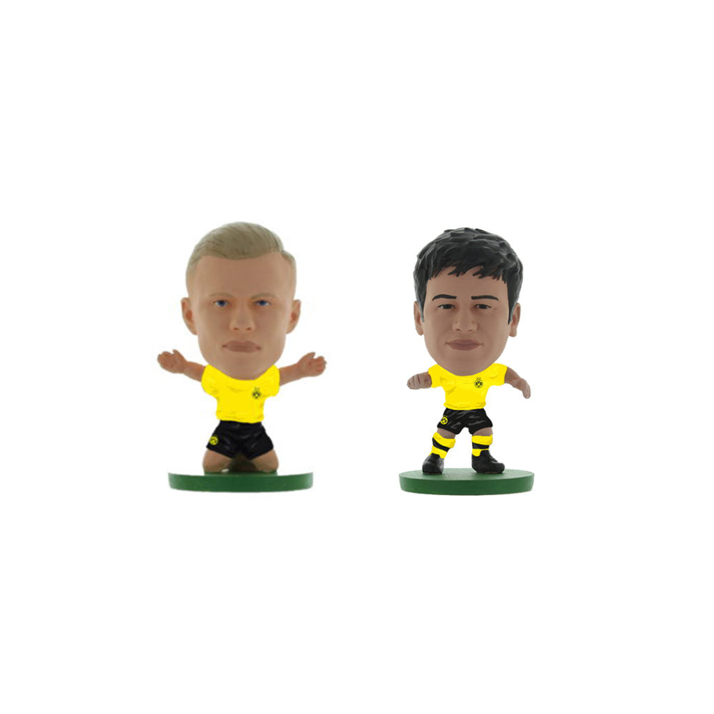 Erling Haaland Man City & Dortmund 2pk SoccerStarz Set 2 Inch Mini Figures