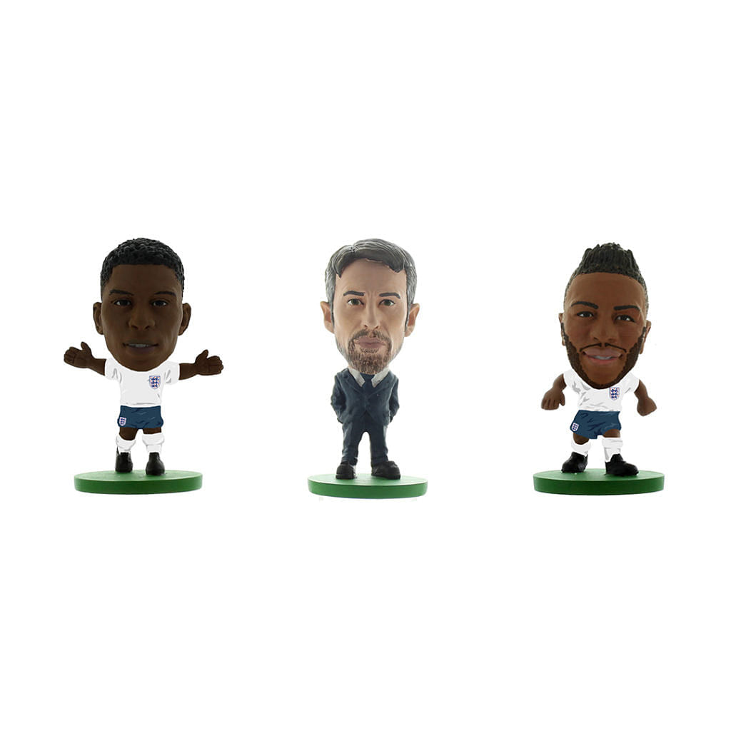 ENGLAND - STERLING, RASHFORD & SOUTHGATE SOCCERSTARZ COMBO PACK (3-PACK)