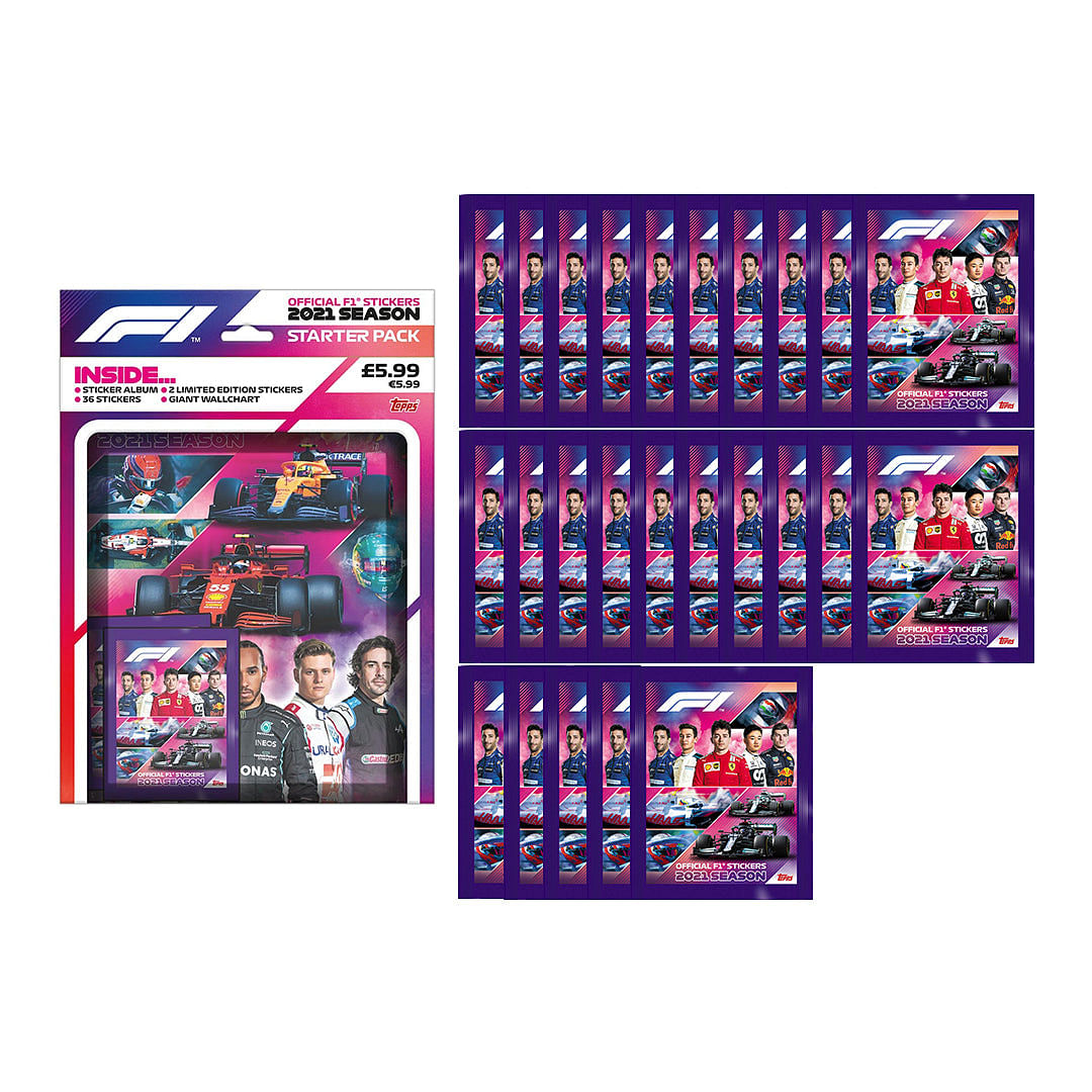 Topps Álbum Oficial Formula 1 2025-set De 156 Stickers Topps Álbum Oficial Formula 1 2025-set De 156 Stickers
