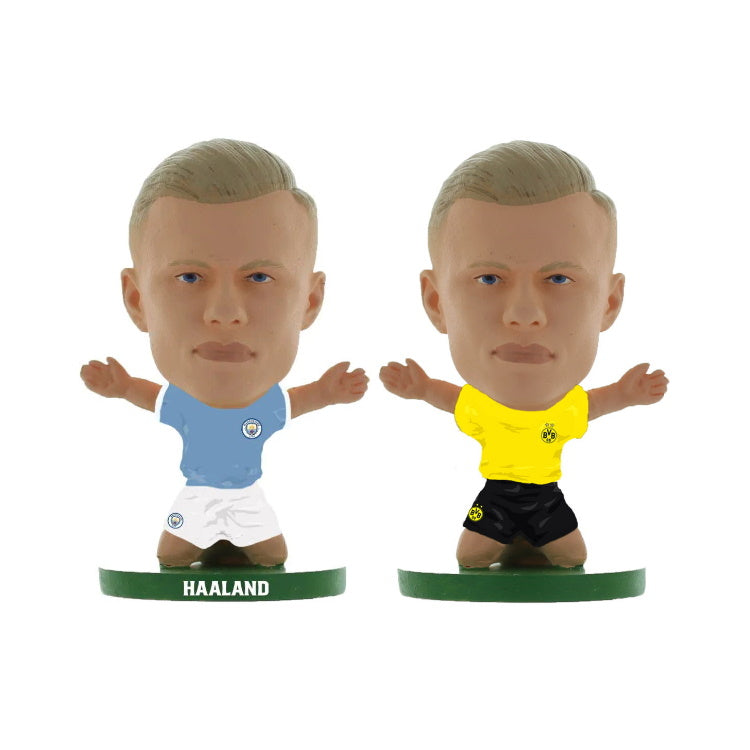 ERLING HAALAND - MANCHESTER CITY & BORUSSIA DORTMUND SOCCERSTARZ COMBO PACK (2-PACK)