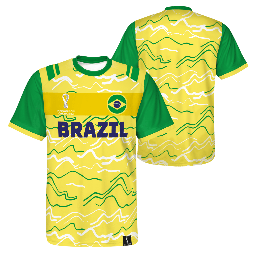 SoccerCards Brazil World Cup 2022 Jersey Youth