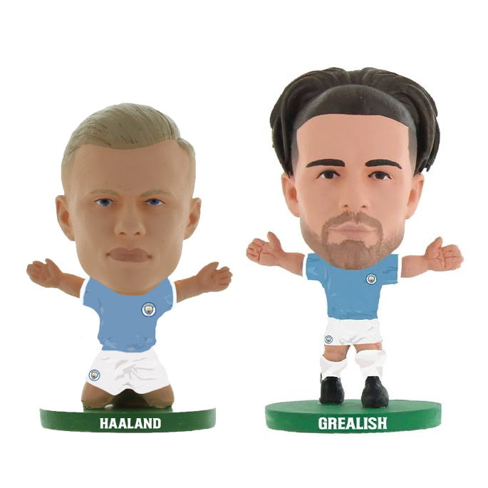 Manchester City - Haaland, Grealish & De Bruyne SoccerStarz Combo Pack  (3-Pack) 
