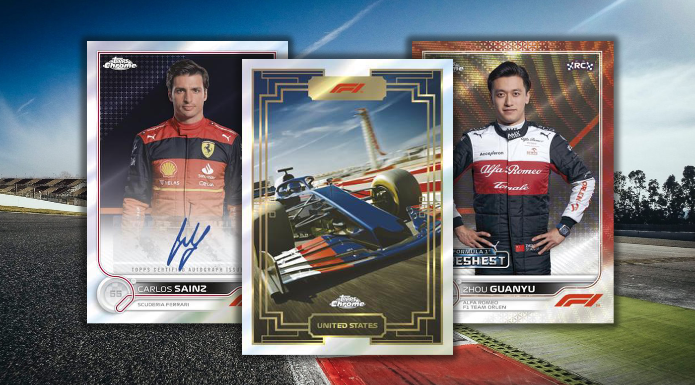 2022 Topps Chrome Formula 1 Racing Cards Collection