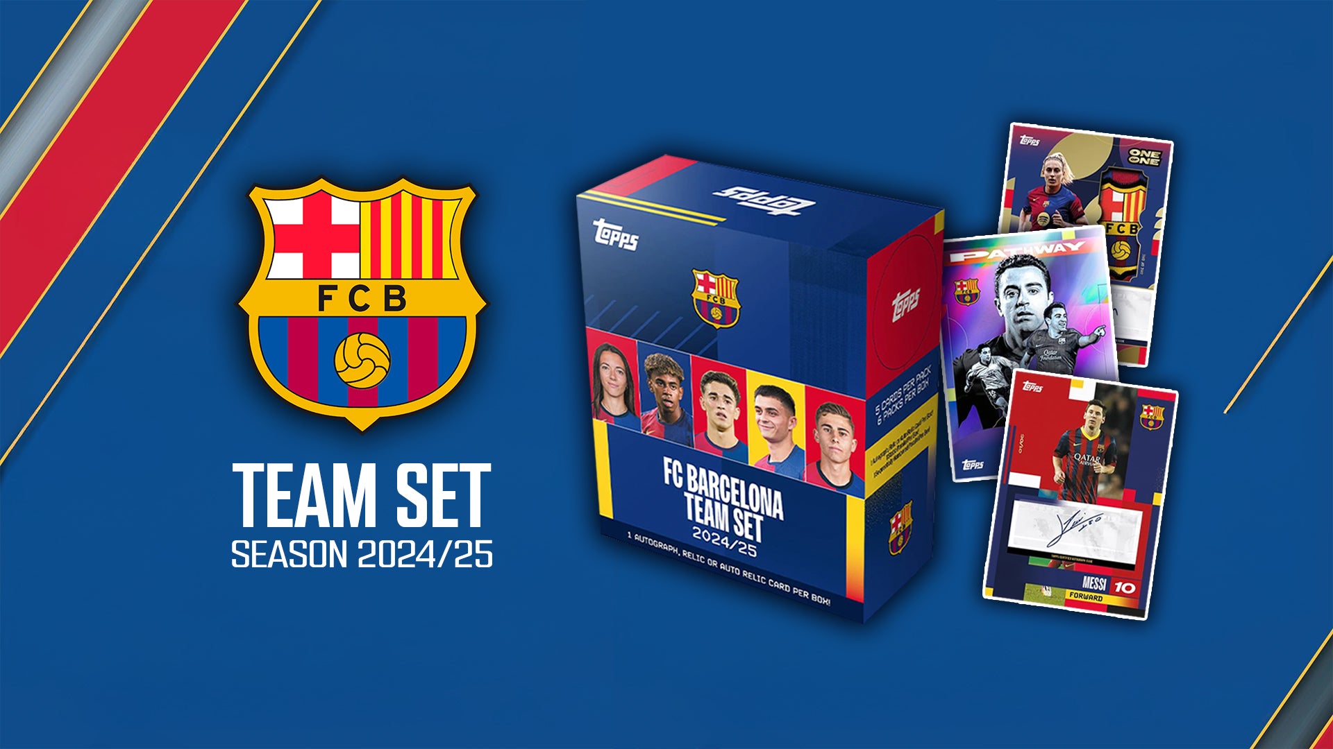 2024-25 Topps Barcelona Team Set