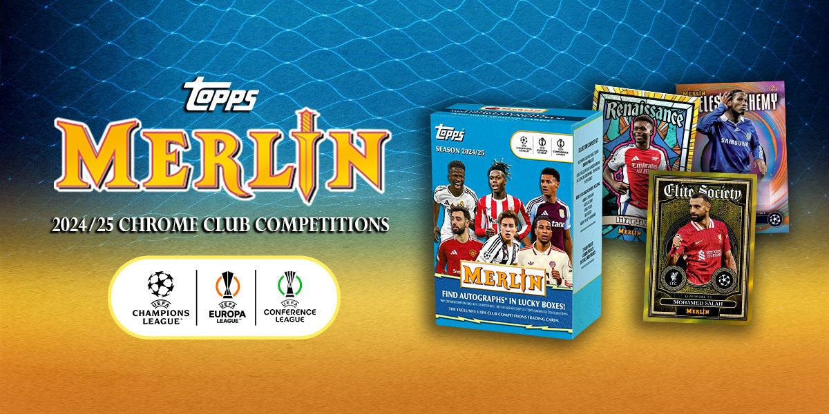 2024-25 Topps Chrome Merlin UEFA Club Competitions Cards Collection