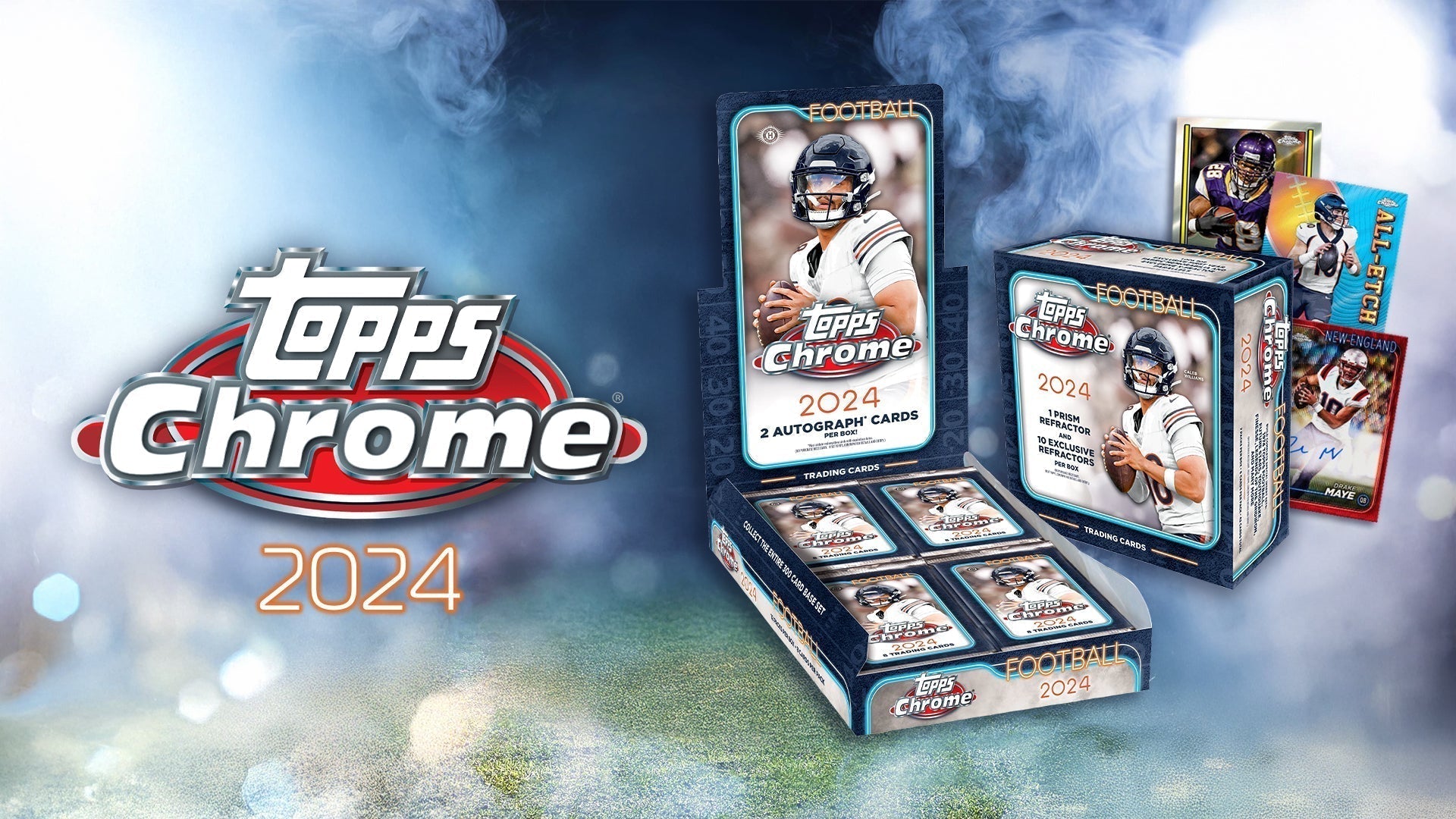 2024 Topps Chrome Football Cards