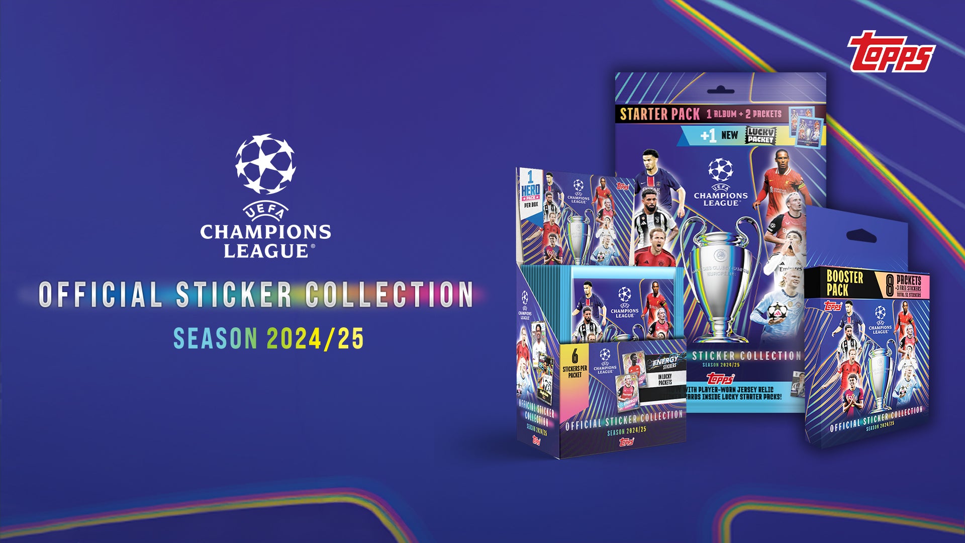 2024-25 Topps Champions League Stickers