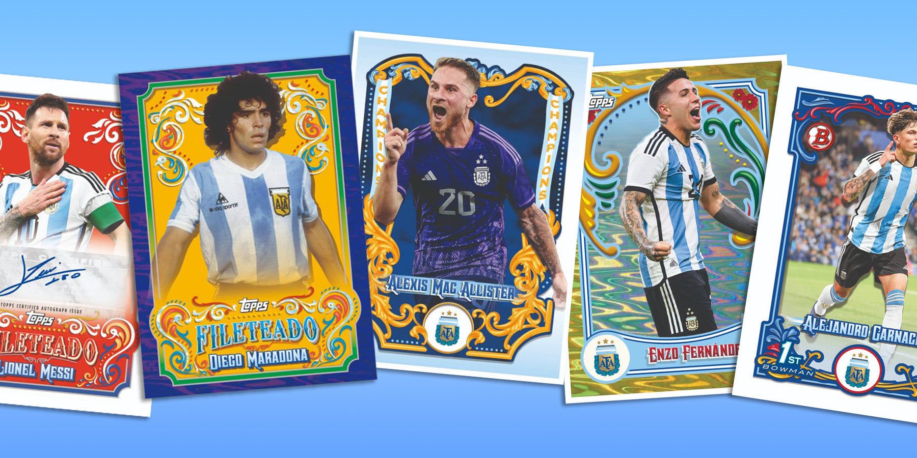 2023 Topps Argentina Fileteado Cards
