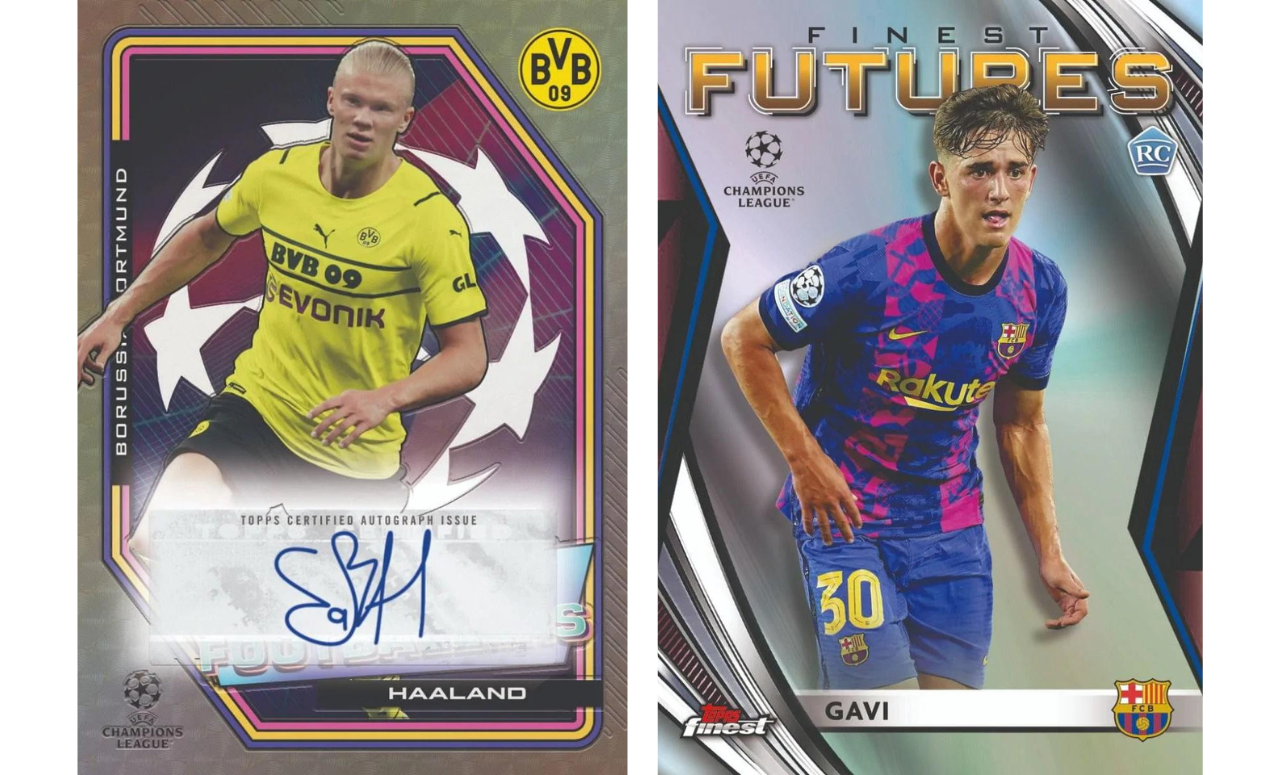 2021-22 Topps Finest UEFA Champions League Card Collection