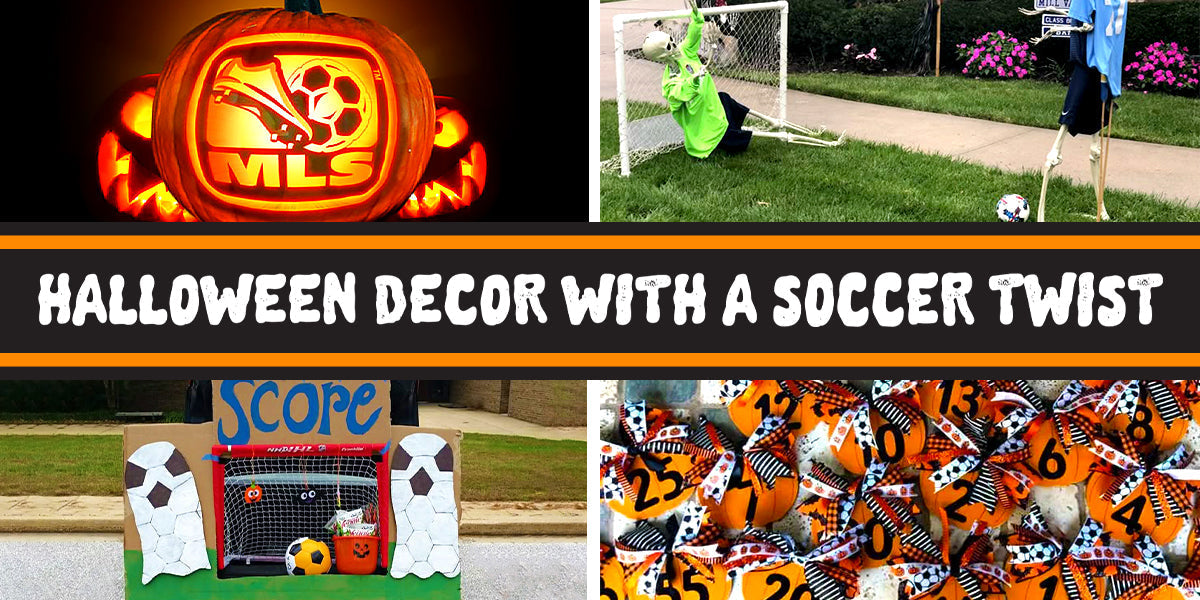 Last Minute Halloween Decorations with a Soccer Twist