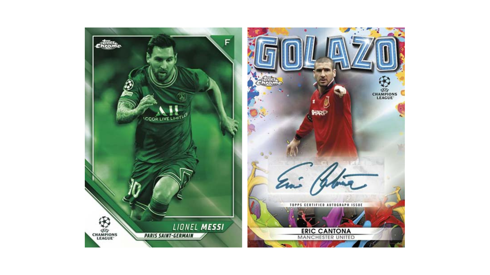2021-22 Topps Chrome UEFA Champions League Card Collection