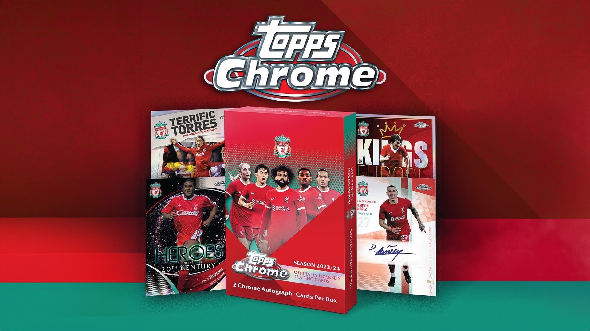 2023-24 Topps Chrome Liverpool Team Set