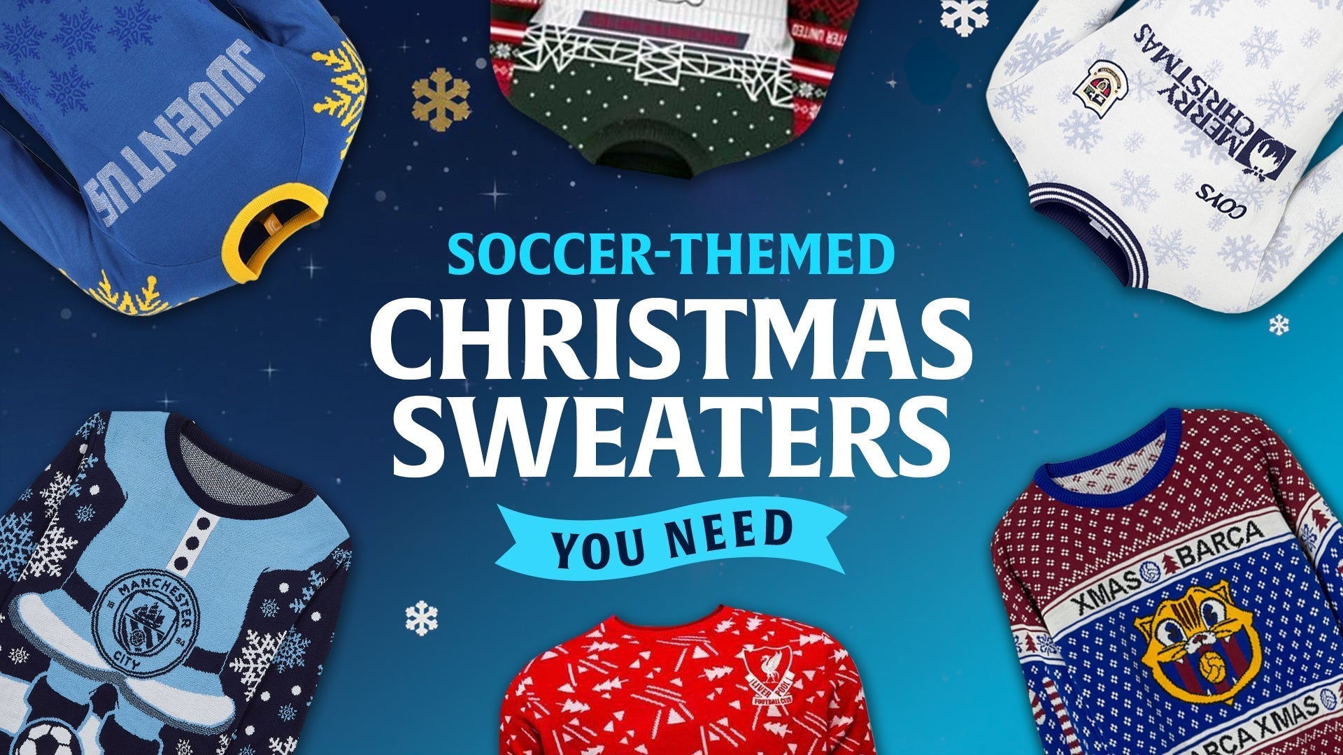 Soccer-Themed Christmas Sweaters You Need