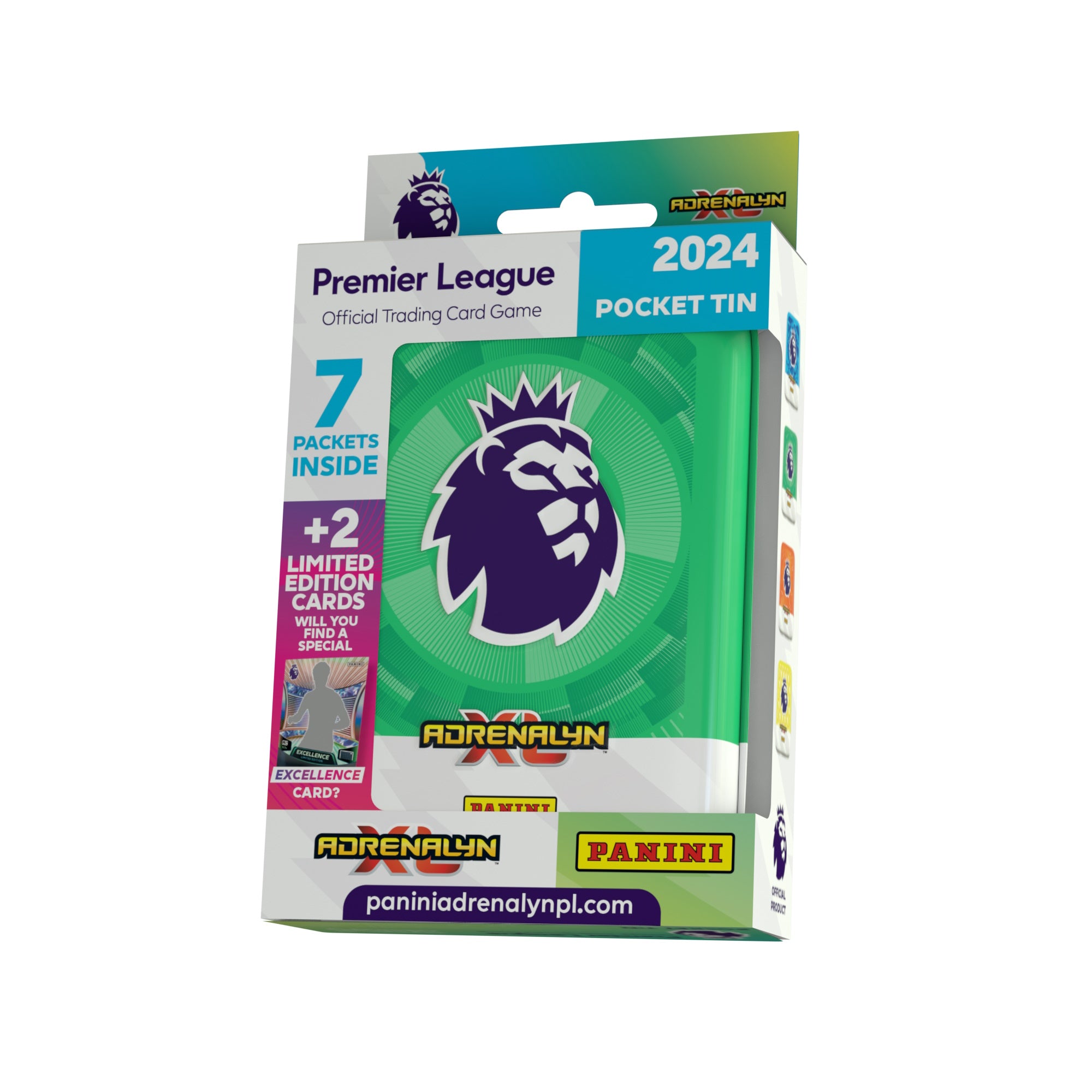 2023-24 PANINI ADRENALYN XL PREMIER LEAGUE CARDS - POCKET TIN (42 CARDS + 2 LE)
