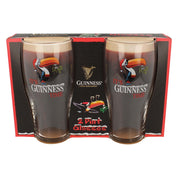 GUINNESS - CHRISTMAS TOUCAN “ITS GUINNESS TIME” PINT GLASS SET