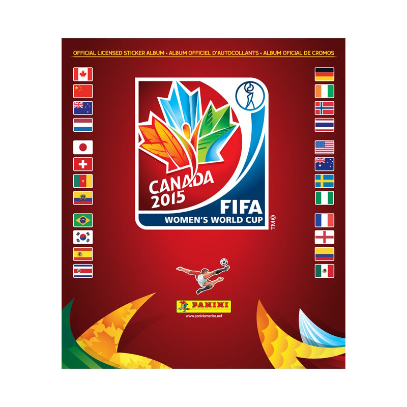 2015 PANINI WOMEN'S FIFA WORLD CUP STICKERS - MEGA STARTER PACK (ALBUM + 56 STICKERS)