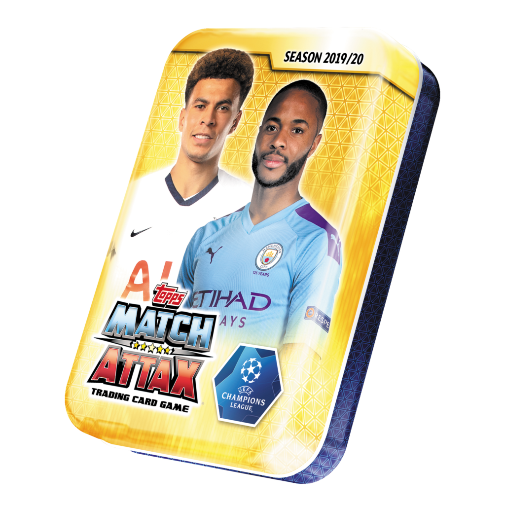 2019-20 TOPPS MATCH ATTAX CHAMPIONS LEAGUE CARDS - MINI TIN (42 CARDS + LE)