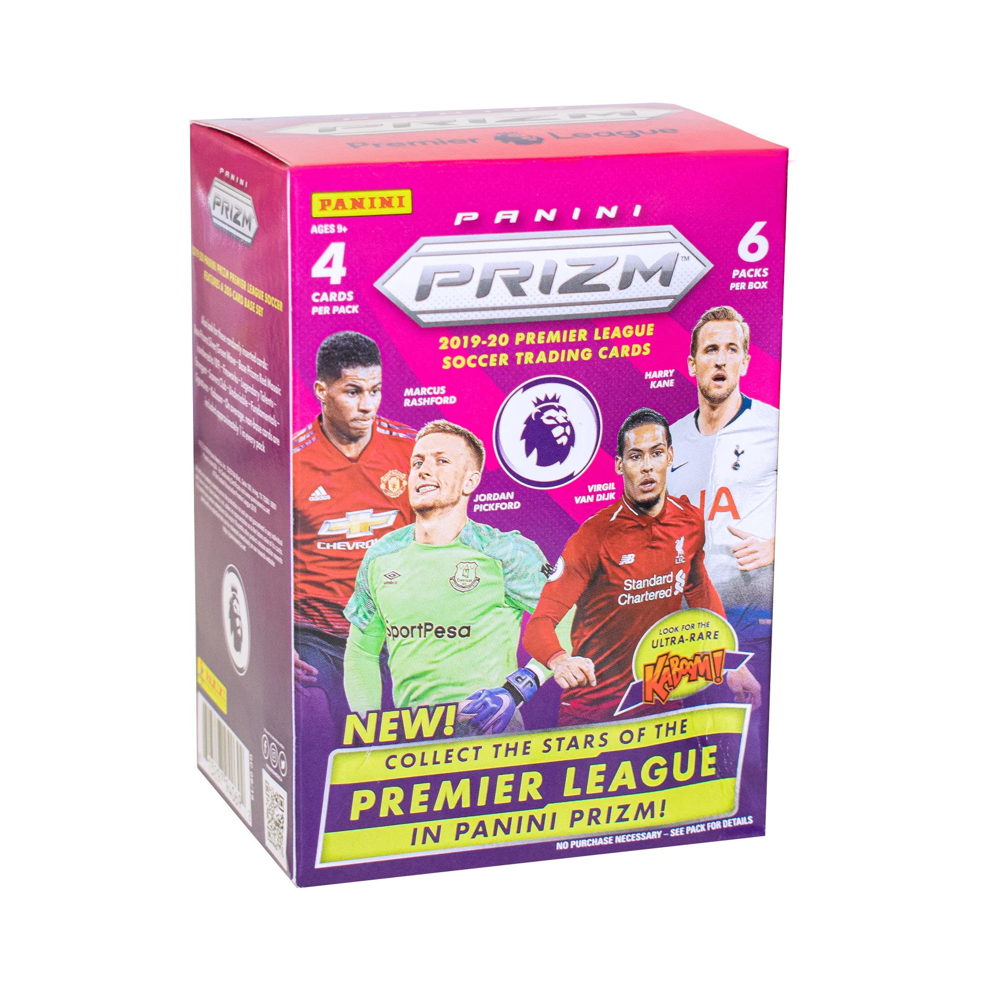 2019-20 PANINI PRIZM PREMIER LEAGUE CARDS - 6-PACK BLASTER BOX (24 CARDS)