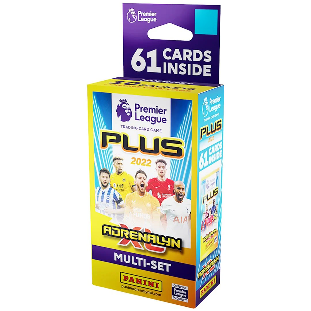 2021-22 PANINI ADRENALYN XL PLUS PREMIER LEAGUE CARDS – BLASTER BOX (60 CARDS + LE)