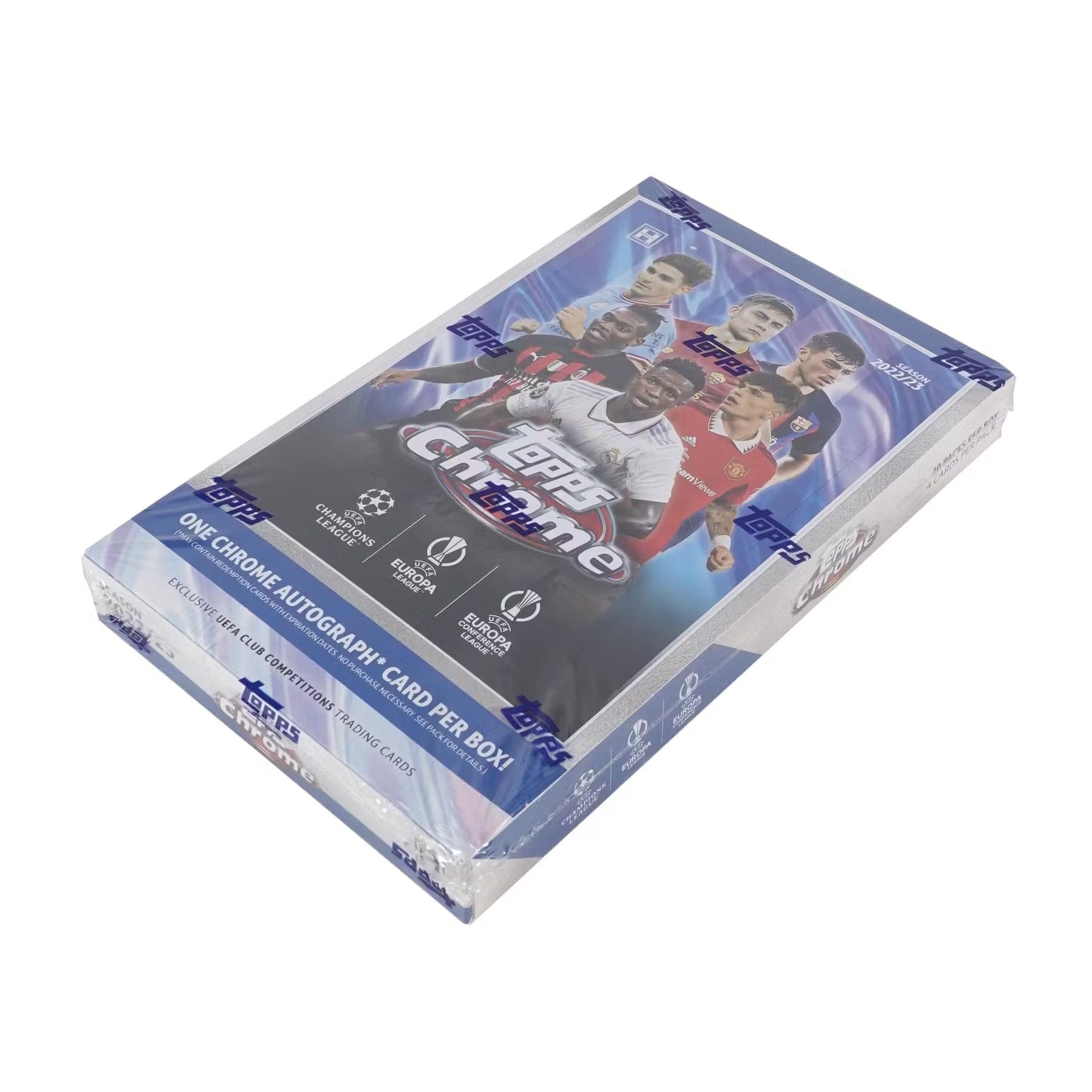 2022-23 TOPPS CHROME UEFA CLUB COMPETITIONS COLLECTION - HOBBY CASE (12 BOXES)