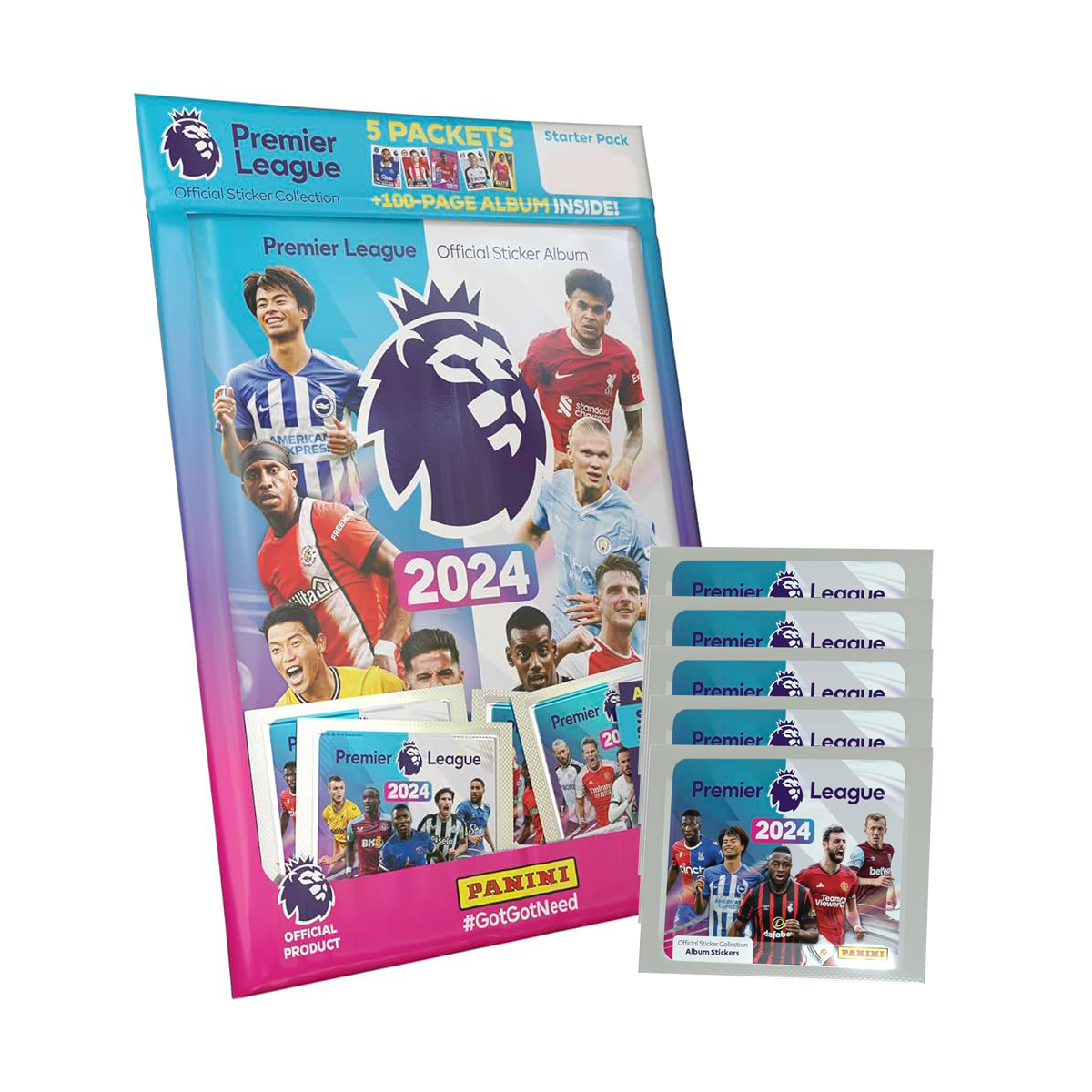 Buy 2023-24 Panini Premier League Stickers Mega Starter Pack online ...