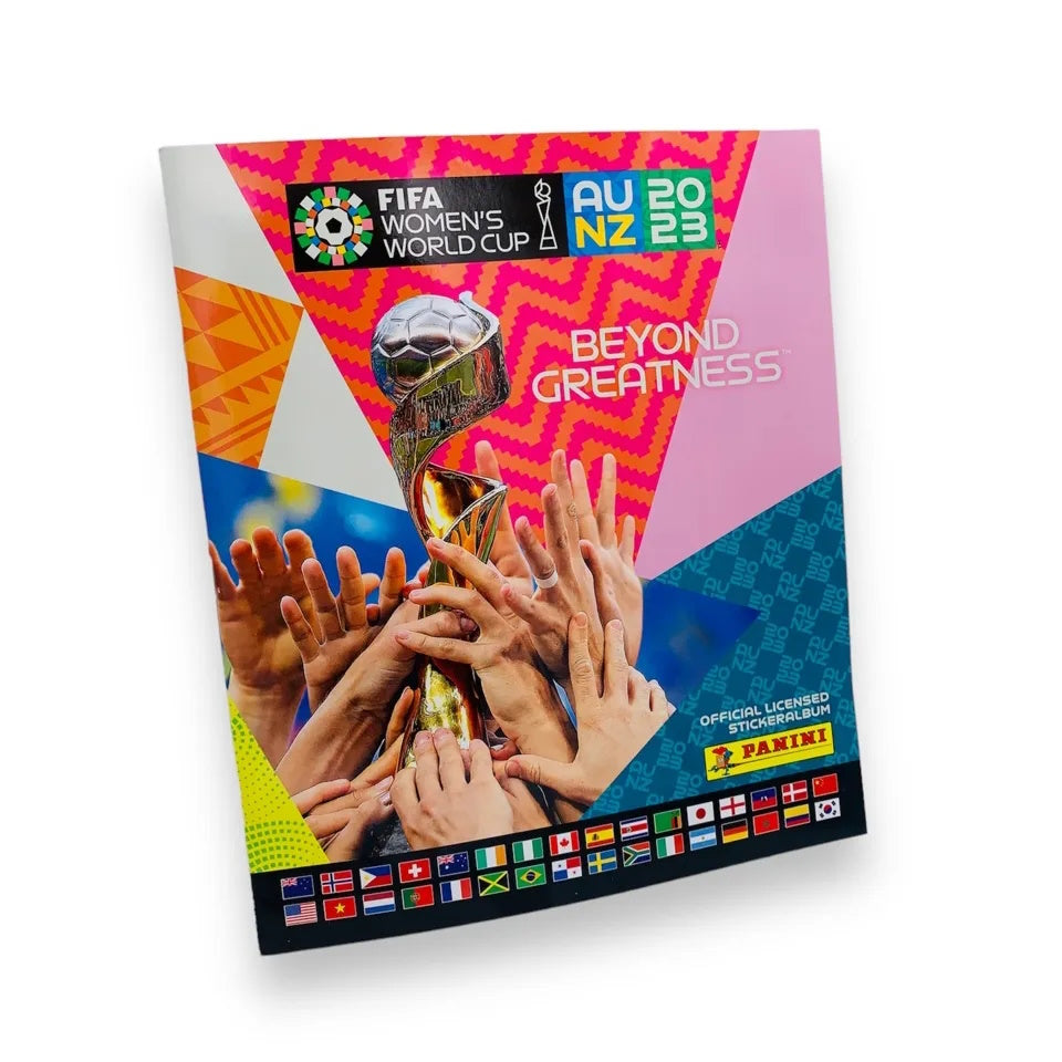 2023 PANINI WOMEN'S FIFA WORLD CUP STICKERS - MEGA STARTER PACK (ALBUM + 51 STICKERS)