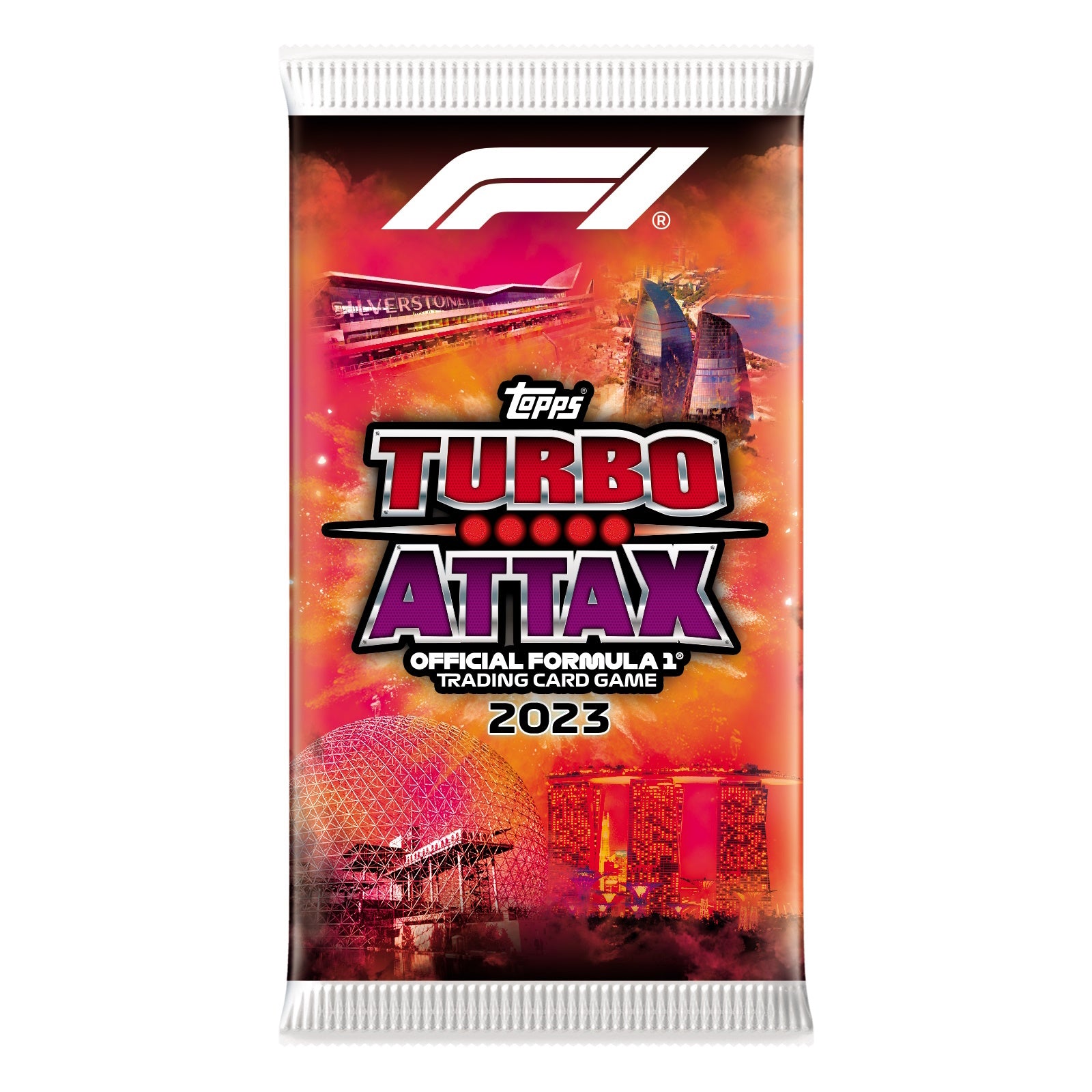 2023 TOPPS TURBO ATTAX FORMULA 1 CARDS - 24-PACK BOX (240 CARDS)