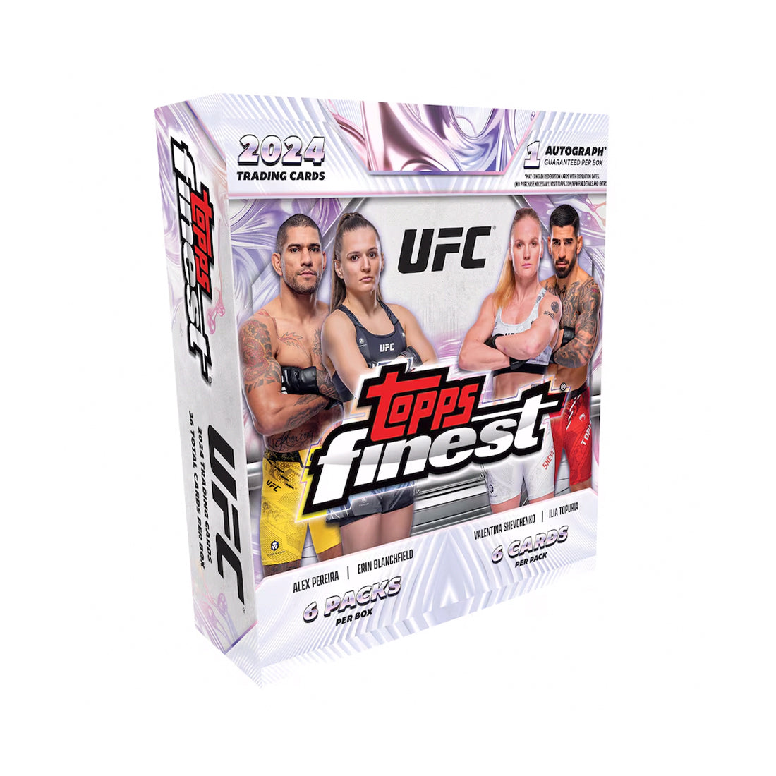 2024 TOPPS FINEST UFC CARDS - MEGA BOX (36 CARDS)