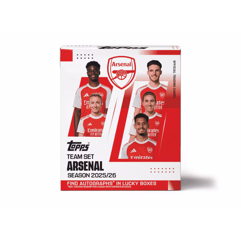 2025-26 TOPPS ARSENAL TEAM SET - BOX (30 CARDS) **LIMIT OF 6 PER CUSTOMER** (PREORDER - IN STOCK MAR 5)