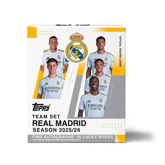 2025-26 TOPPS REAL MADRID TEAM SET - BOX (30 CARDS)