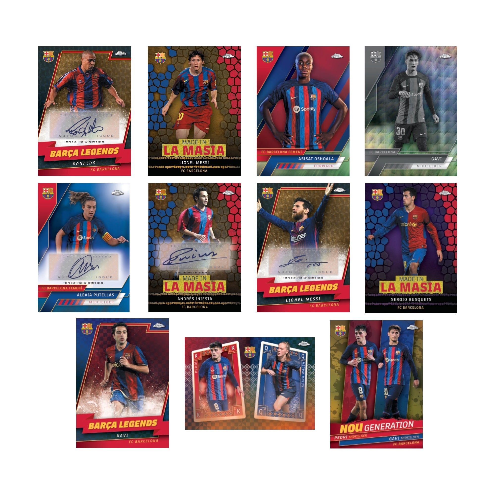 2022-23 TOPPS CHROME BARCELONA COLLECTION - BOX (16 PACKS - 2 AUTO & 64 CHROME) (LIMIT OF 2 PER CUSTOMER)