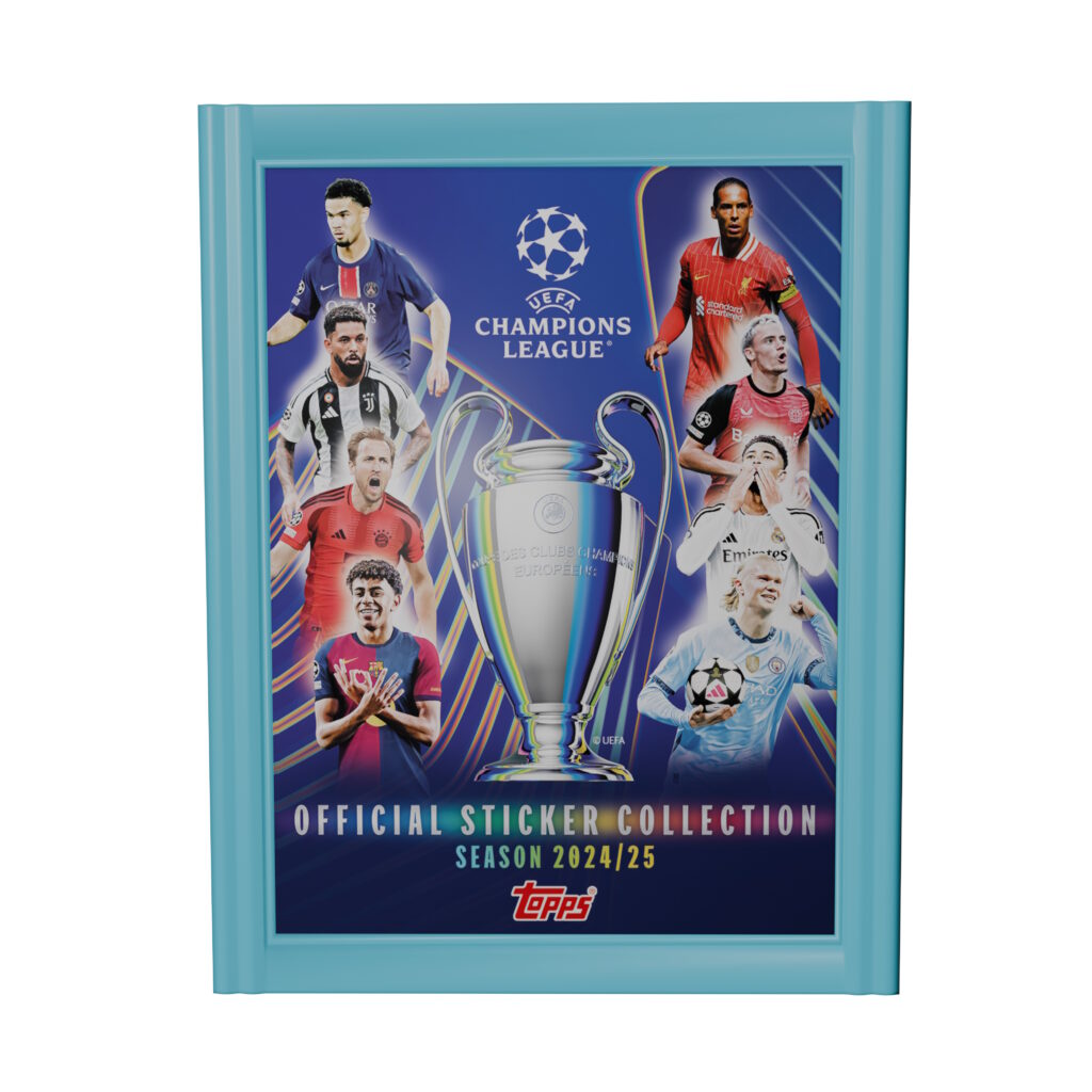 2024-25 TOPPS CHAMPIONS LEAGUE STICKERS - BLASTER BOX (51 STICKERS)