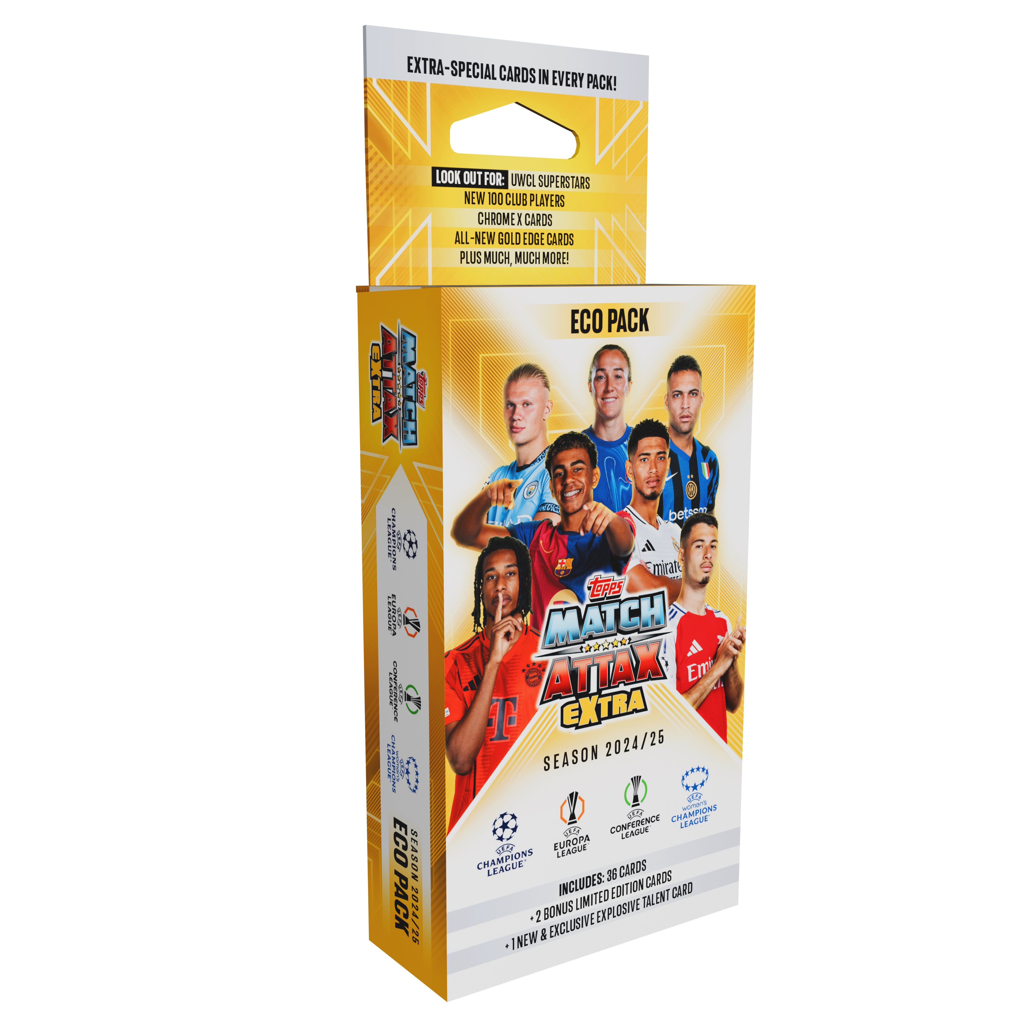 2024-25 TOPPS MATCH ATTAX EXTRA CHAMPIONS LEAGUE CARDS - ECO BLASTER (39 CARDS + 3 LE) (IN STOCK FEB 17)