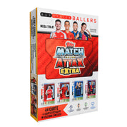 2024-25 TOPPS MATCH ATTAX EXTRA CHAMPIONS LEAGUE CARDS - MEGA TIN 3-PACK SET (144 CARDS + 12 LE) (IN STOCK FEB 17)