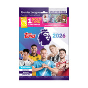 2025-26 TOPPS PREMIER LEAGUE DEBUT EDITION CARDS - STARTER PACK (ALBUM, 10 CARDS + GOLD LION CARD) (PREORDER - IN STOCK SEPT 26)